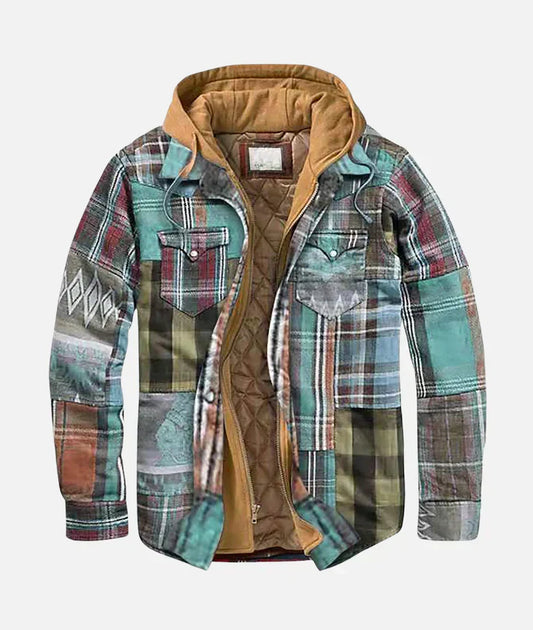 Reveur | Women’s Plaid Hooded Jacket