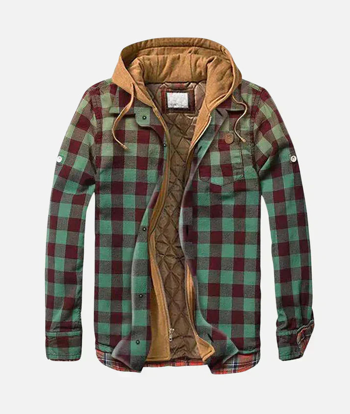 Reveur | Women’s Plaid Hooded Jacket