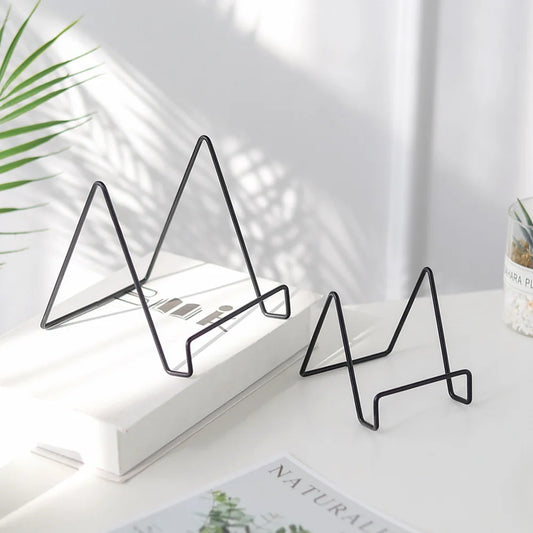 Koadclo | Iron Art Multi-Use Display Stand – Versatile Magazine, Dish & Picture Holder for Home Decor