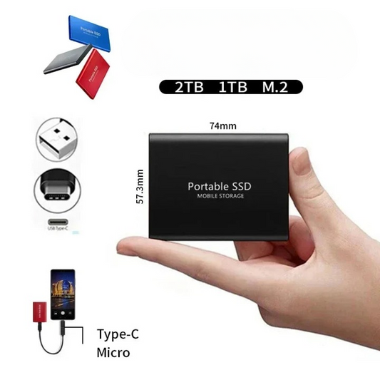 koadclo | Portable SSD 128GB External Hard Drive – Compact & Fast Storage Drive