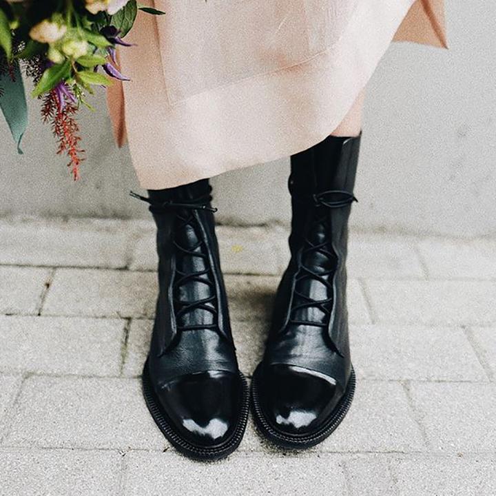 Sapphira | Women’s Lace-Up Leather Ankle Boots