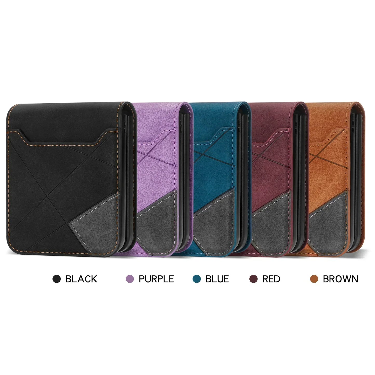koadclo | Leather Wallet Case for Samsung Galaxy Z Flip Series – Premium Phone Cover with Card Slots