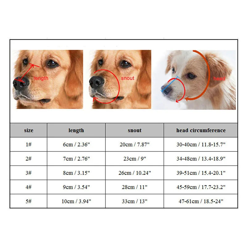 Amtn Club | Adjustable Silicone Dog Muzzle – Anti-Bite, Training & Barking Control for Small to Large Dogs