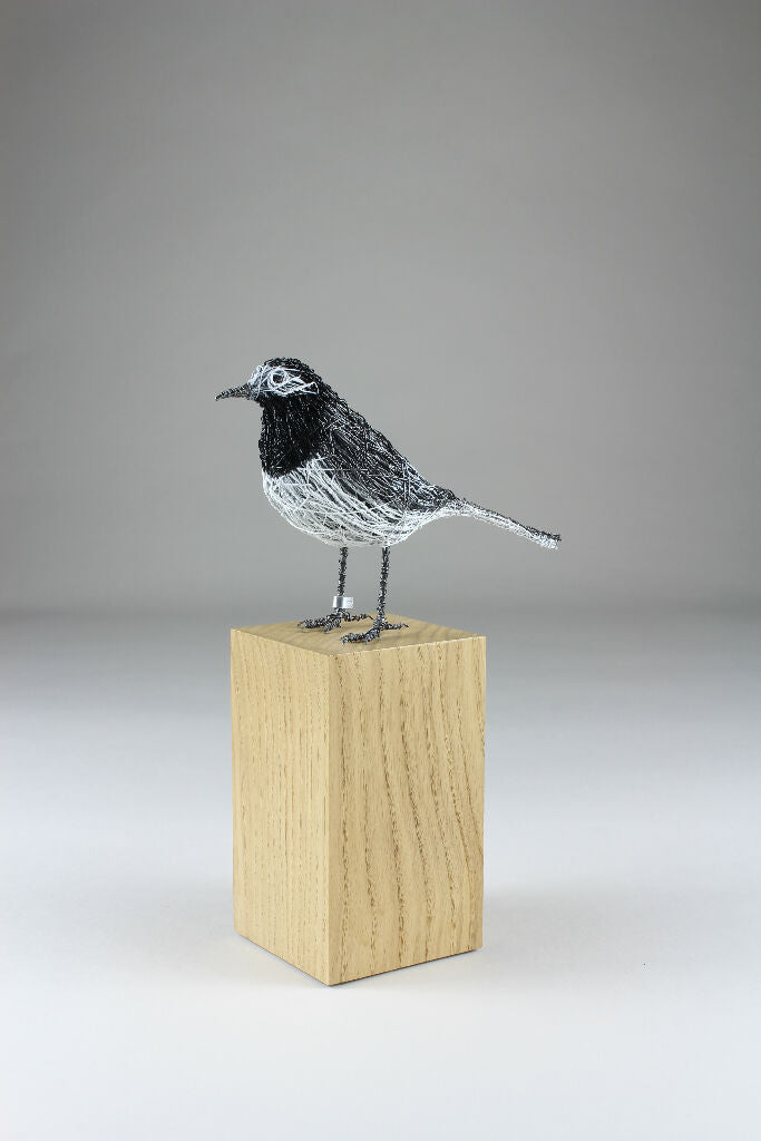 Emian | Pied Wagtail Wire Bird Sculpture
