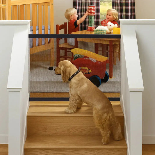 koadclo | Portable Pet Safety Gate – Safe & Flexible Expandable Pet Barrier