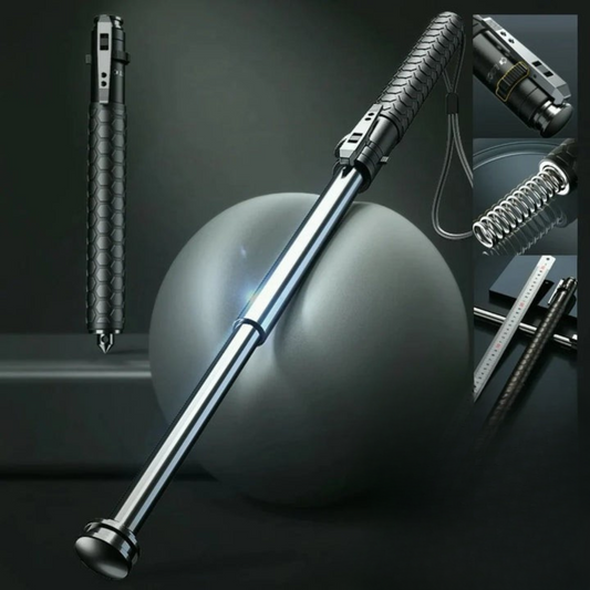 koadclo | Automatic Self Defense Walking Stick for Hiking & Urban Safety – Tactical Hiking Staff