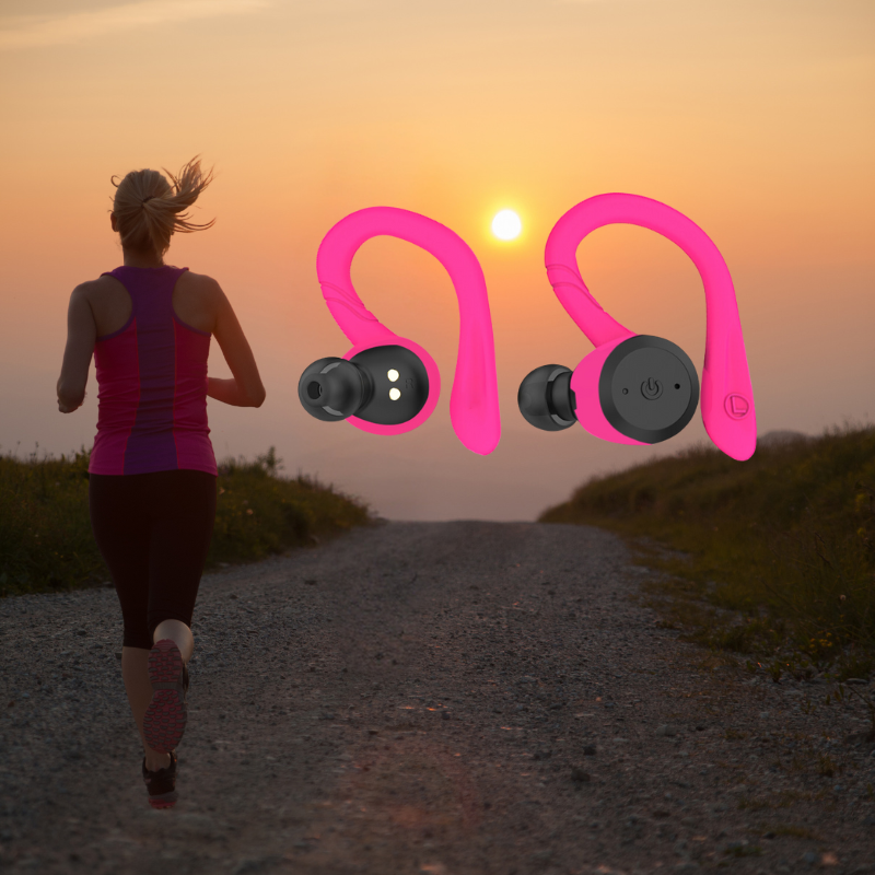 Koadclo | Vega Waterproof Wireless Sport Earbuds – 20 Hours Playtime | Bluetooth 5.0, IPX7 for Swimming & Fitness