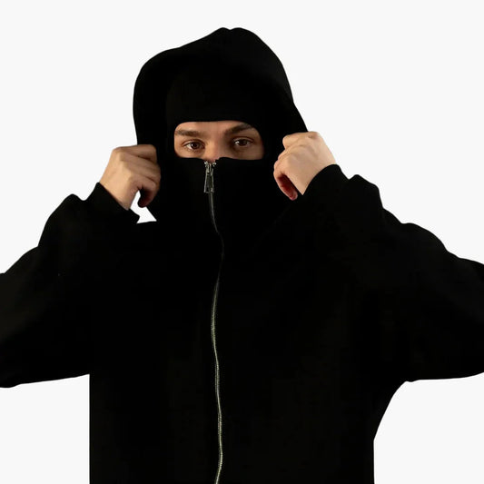 Urban | Unisex Zip Hoodie with Integrated Balaclava