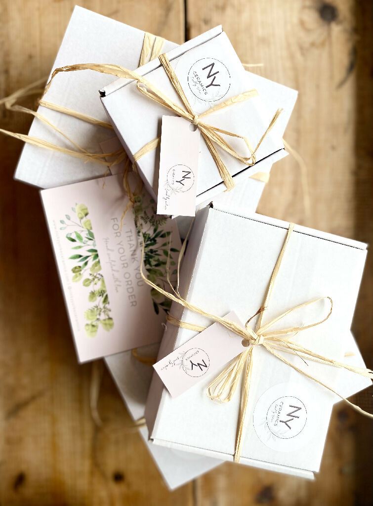 Emian | Handcrafted Ceramic Sycamore & Oak Leaf Memorial