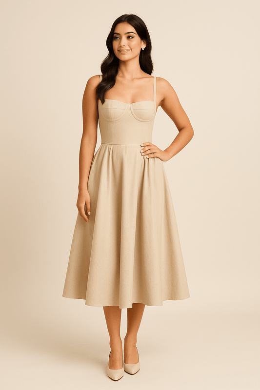 Harmelle | Women’s Summer V‑Neck Dress