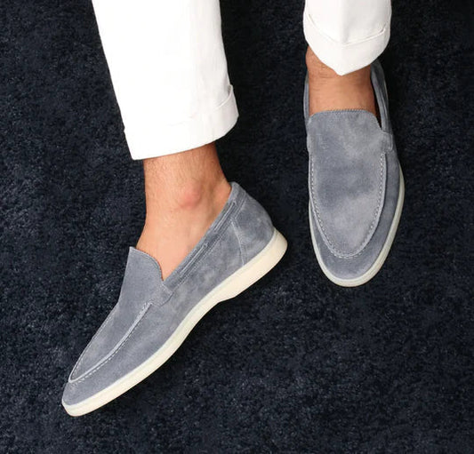 koadclo | Men's Vegan Suede Loafers with Cushioned Sole