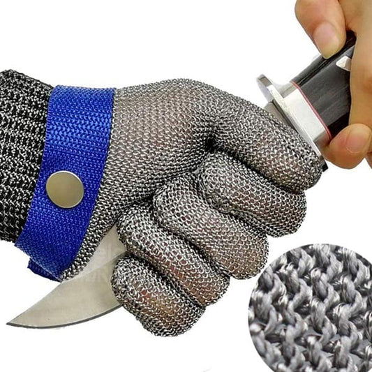 Amtn Club | Food Grade Stainless Steel Mesh Metal Glove – Cut Resistant Safety Glove for Kitchen