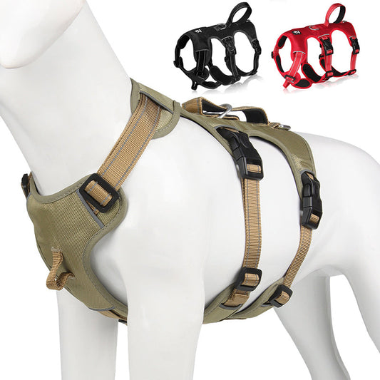 Koadclo | Reflective Anti-Pull Dog Harness – No-Pull Pet Vest with Handle, GripGuard