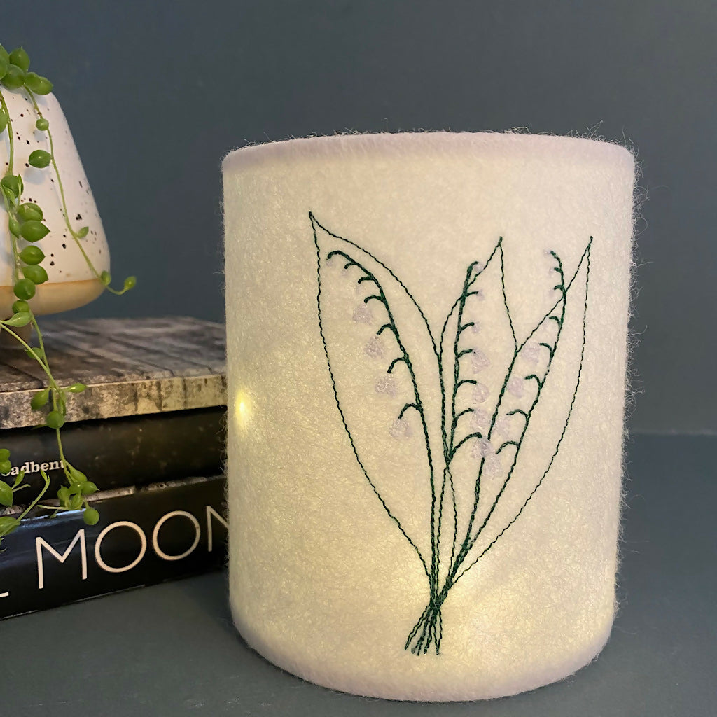 Emian| Embroidered Lily of the Valley Lantern