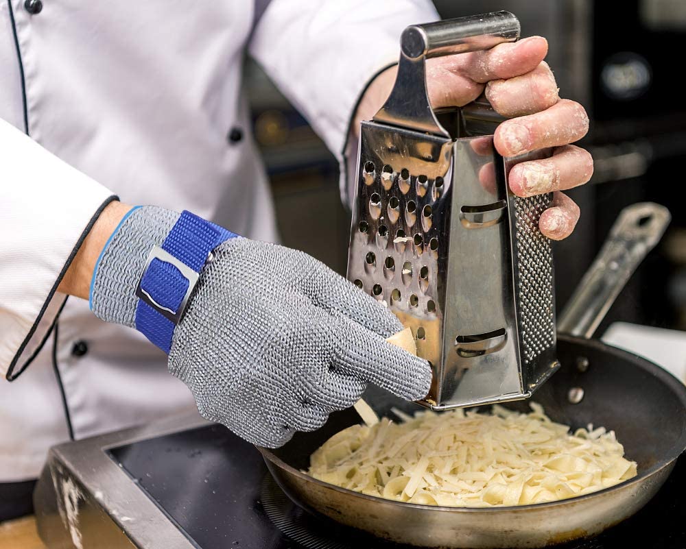 Koadclo | Food Grade Stainless Steel Mesh Metal Glove – Cut Resistant Safety Glove for Kitchen