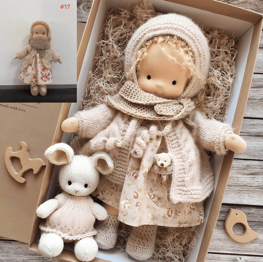 Koadclo Poppi | Handcrafted Waldorf Cuddle Doll – Soft, Organic & Non-Toxic