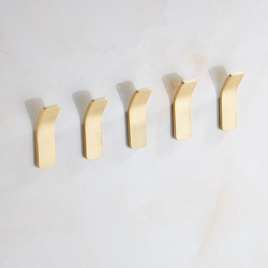 Koadclo | Gold Wall Hooks - Luxurious Brass Coat Hooks for Hallway and Bedroom