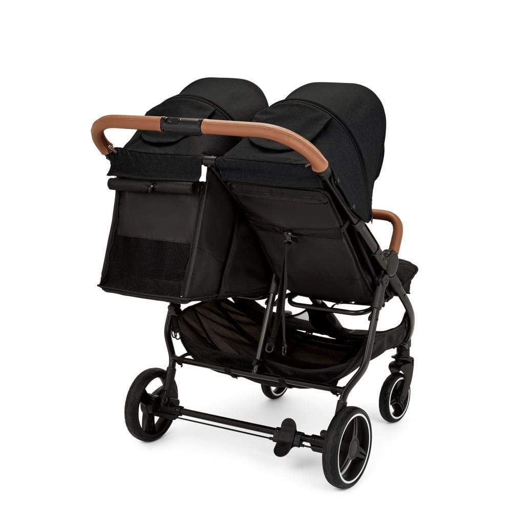 Ickle Bubba Venus Prime Double Stroller - Black Tan