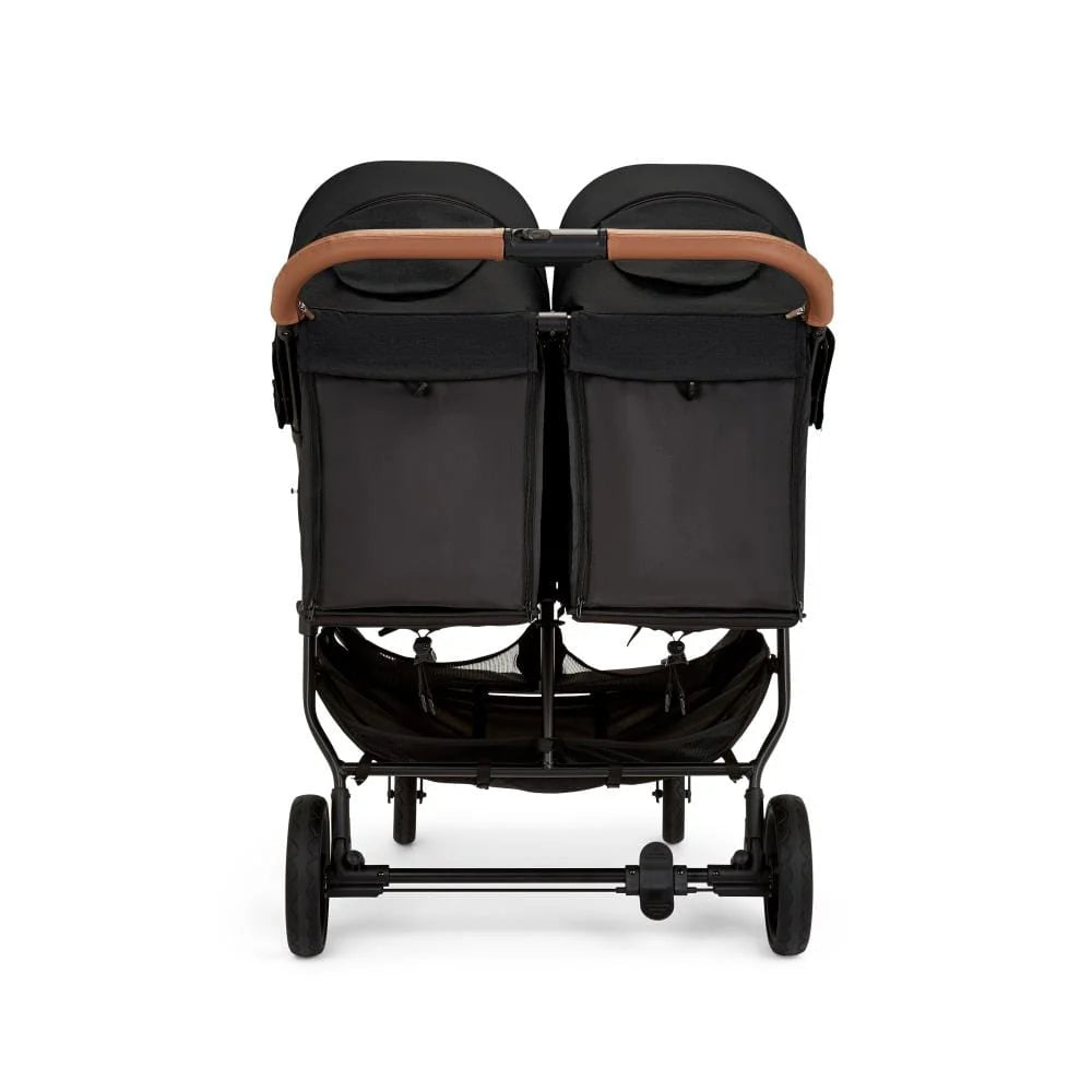 Ickle Bubba Venus Prime Double Stroller - Black Tan