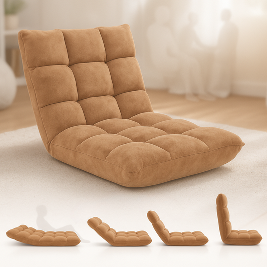 koadclo | Floor Chair with Adjustable Back Support