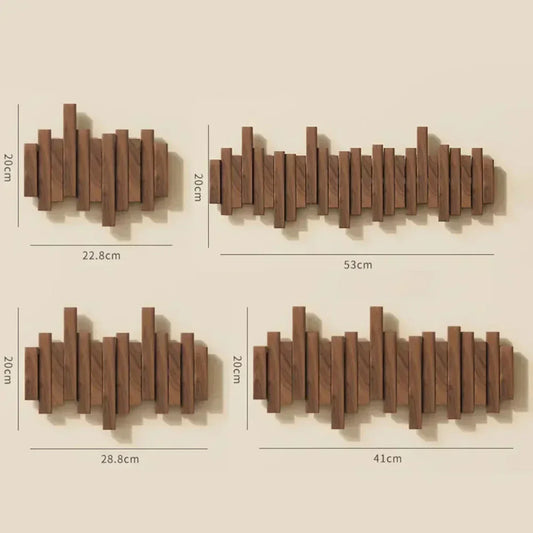 Koadclo | Wooden Piano Wall Coat Rack - Practical & Elegant Entryway Organizer