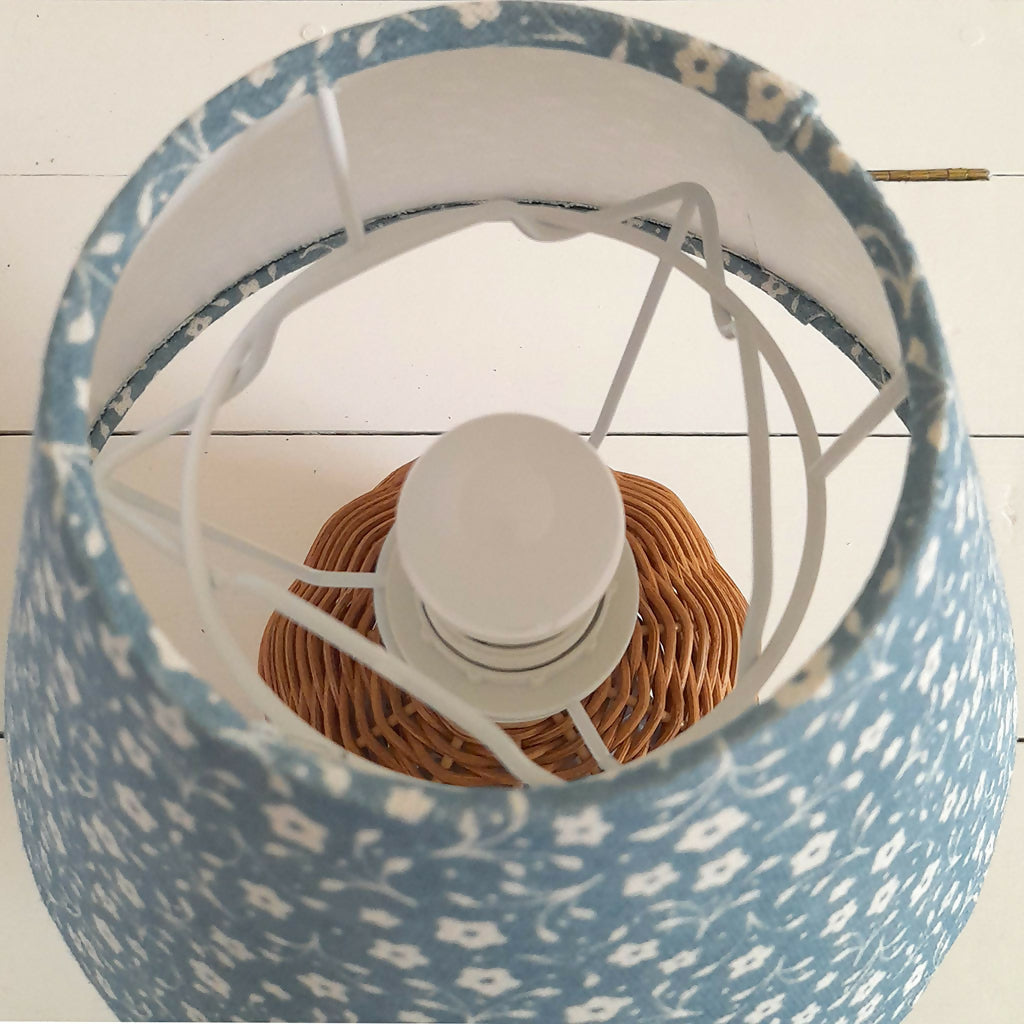 Emian| Milly Linen Conical Lampshade in Dolly Blue
