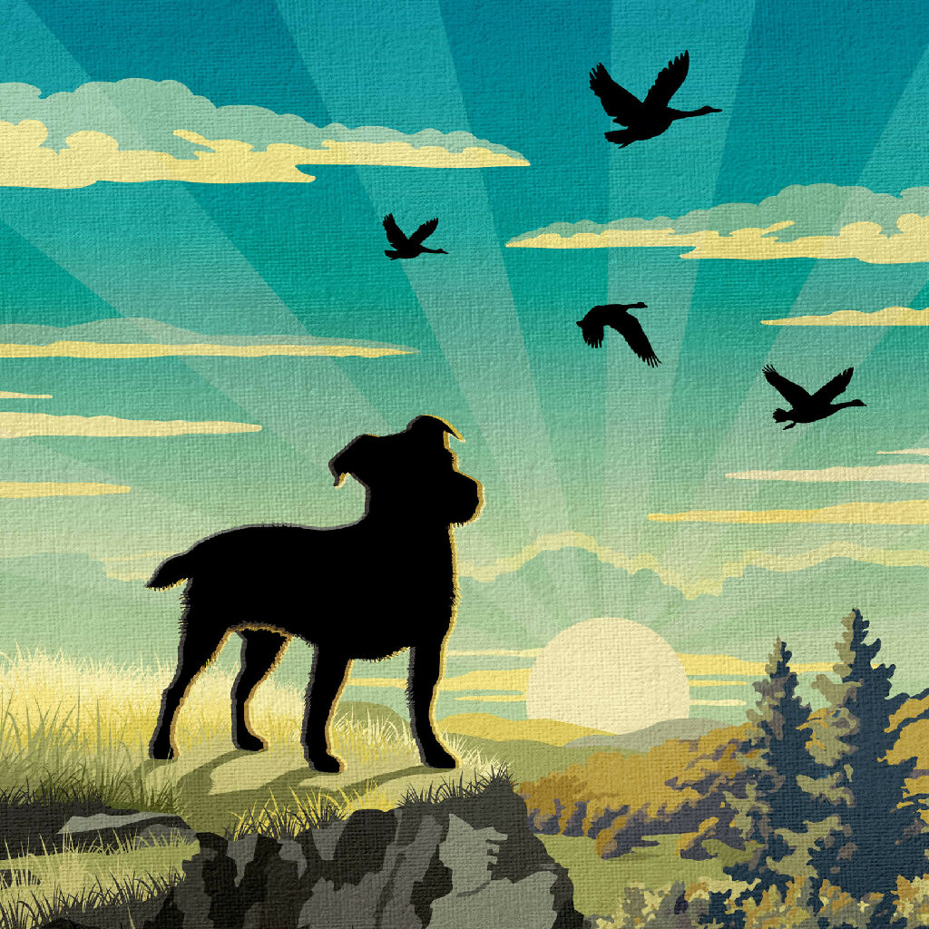 Emian | Jack Russell Or Patterdale Terrier 'The Great Outdoors’ Limited Edition Art Print