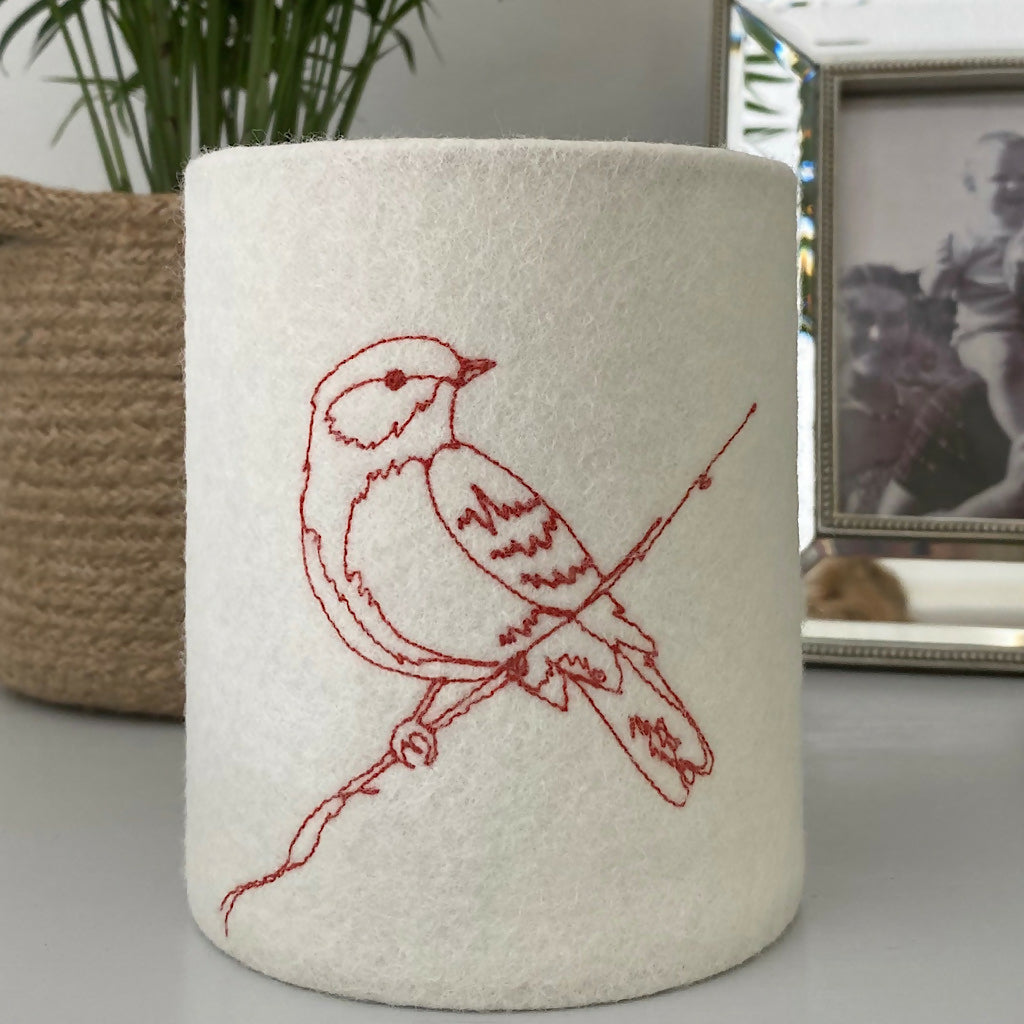 Emian| Embroidered Garden Bird Lantern