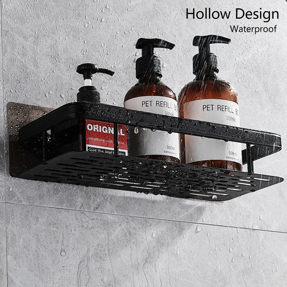 Koadclo | Metal Suction Cup Bathroom Shelves – No-Drill Rustproof Storage Rack for Shower