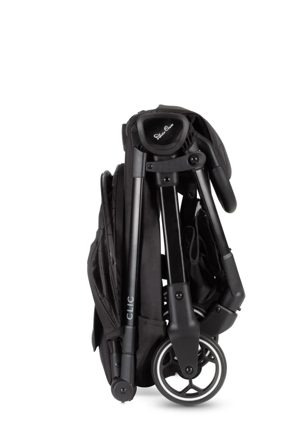 Silver Cross Clic Stroller with Raincover - Black