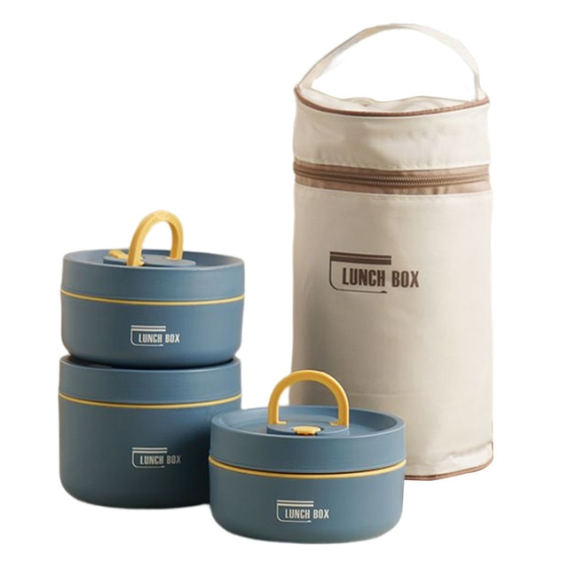 Amtn Club | ThermoBox Multi-Layered Insulated Lunchbox – Includes Free Carry Bag