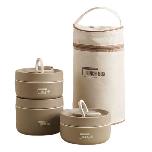koadclo | ThermoBox Multi-Layered Insulated Lunchbox – Includes Free Carry Bag
