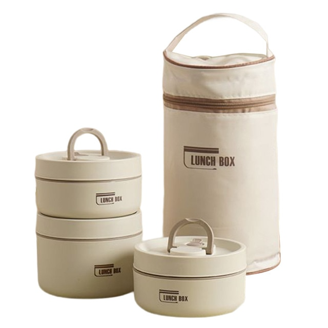 koadclo | ThermoBox Multi-Layered Insulated Lunchbox – Includes Free Carry Bag