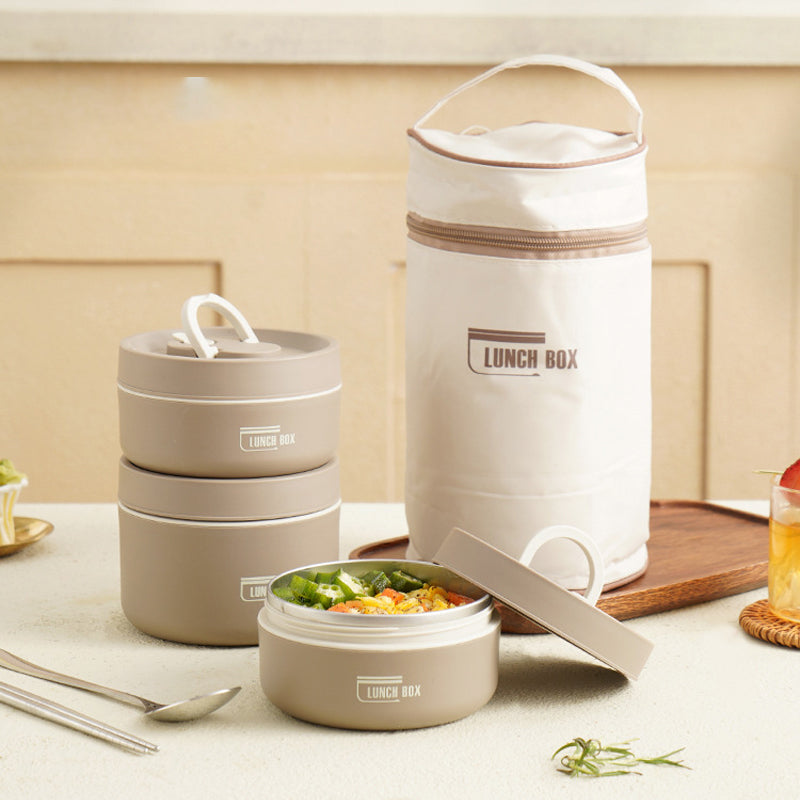 koadclo | ThermoBox Multi-Layered Insulated Lunchbox – Includes Free Carry Bag