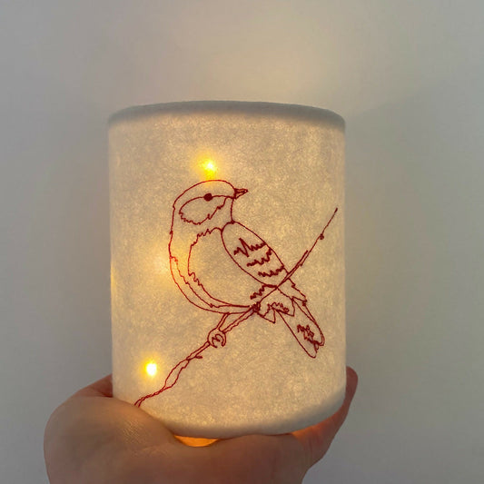 Emian| Embroidered Garden Bird Lantern