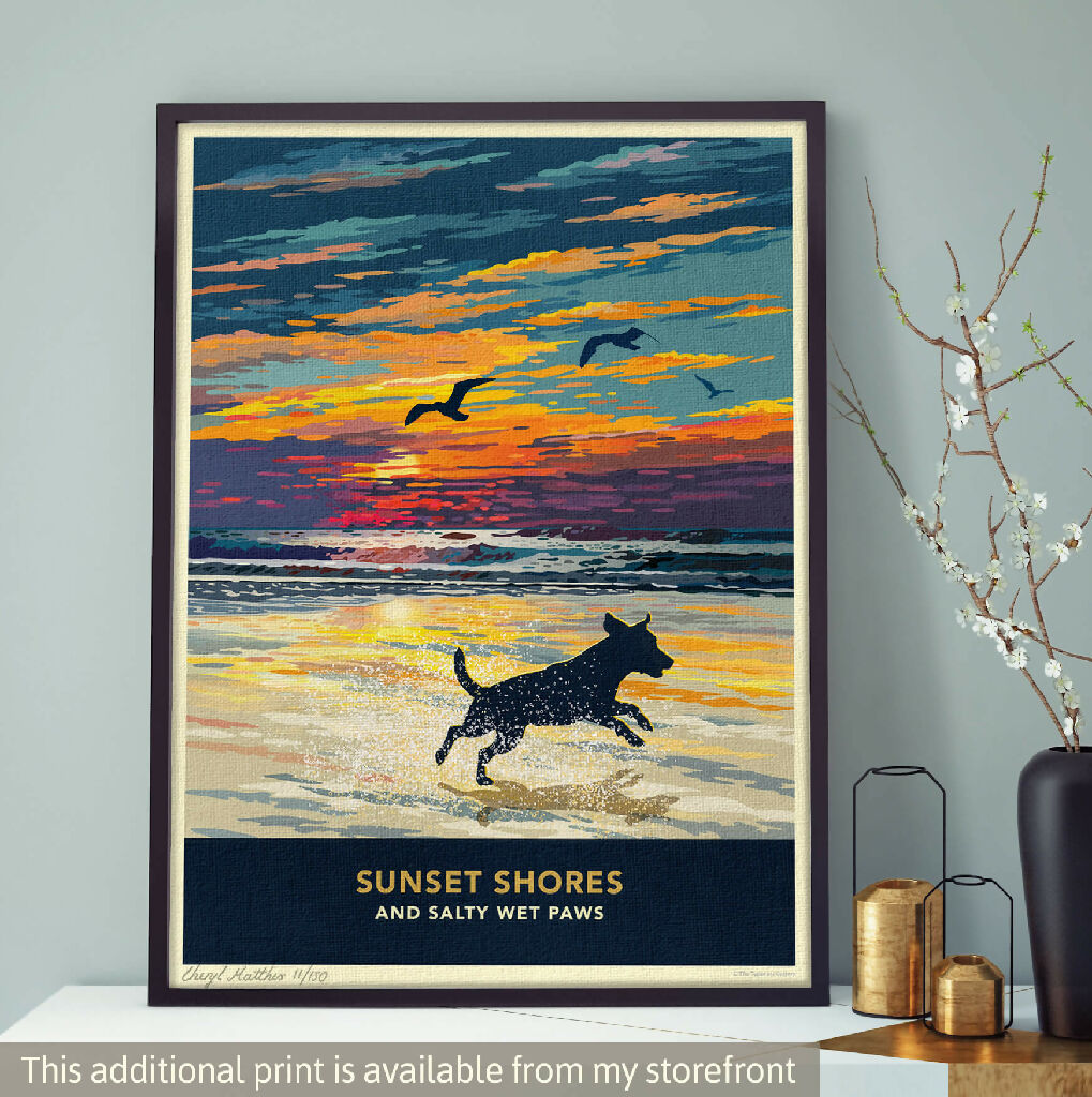 Emian | Jack Russell Or Patterdale Terrier 'The Great Outdoors’ Limited Edition Art Print